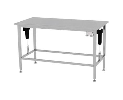 Arbejdsbord 1800x650 m/glat ombuk og h/s rustfri stål ART