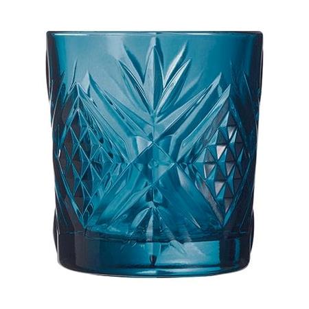 Whiskyglas blå 30 cl Broadway Colors