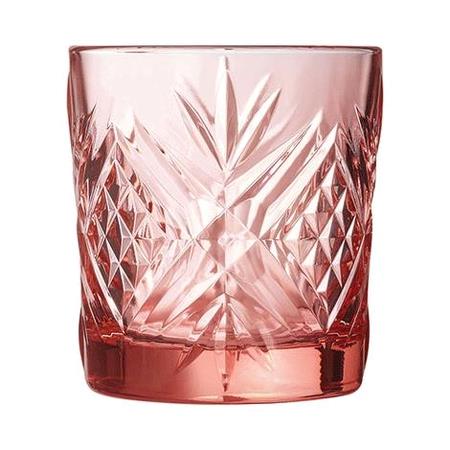 Whiskyglas rosa 30 cl Broadway Colors