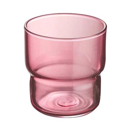 Vandglas rosa 22 cl H79 mm Log Brush