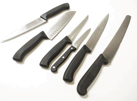 Slibning køkkenknive 6-10 stk Nettopris