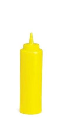 Squeeze plast flaske gul 35,5 cl Begrænset antal, udgående vare