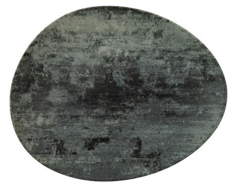 Tallerken organisk flad grå 310 x 260 mm Ancient Wall
